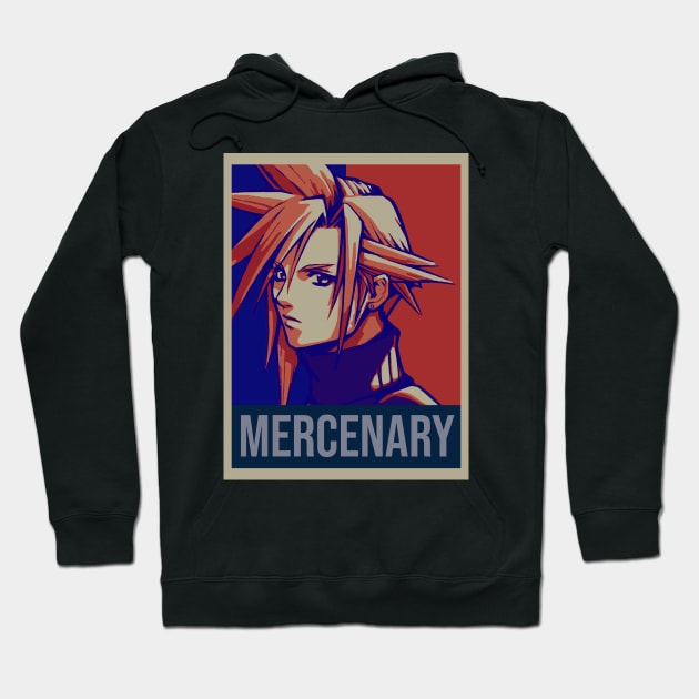 The Mercenary Poster Hoodie by Rickster07